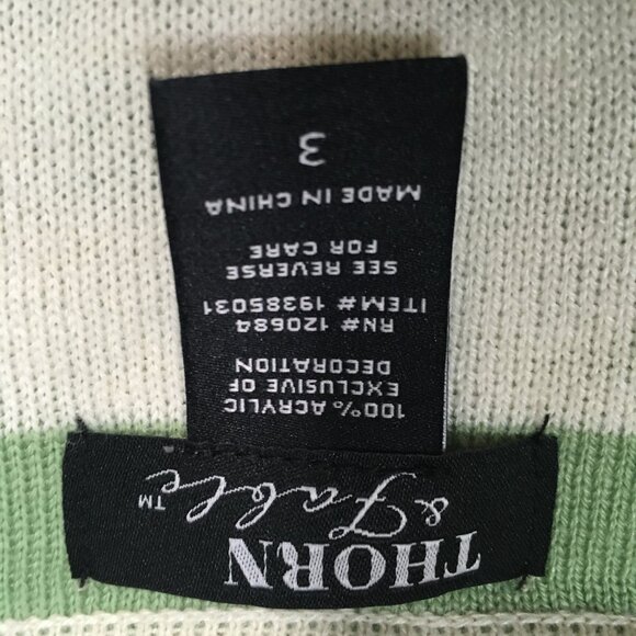 sz 3 xl Thorne & Fable cottage core sweater embroiderd mushroom frog snail - Picture 5 of 6